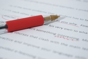 Red pen editing